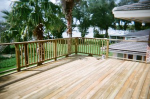 wood deck home improvement