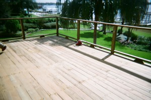 wood deck home improvement