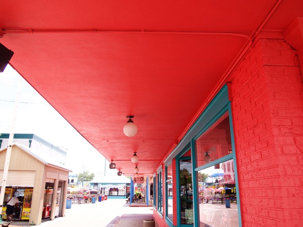 Canopy roof system at Old Town Theme Park